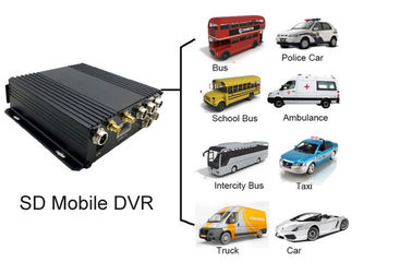 Όργανο καταγραφής 4 καρτών DVR SD κανάλι με το ΠΣΤ WIFI 4G για την επιλογή για το όχημα