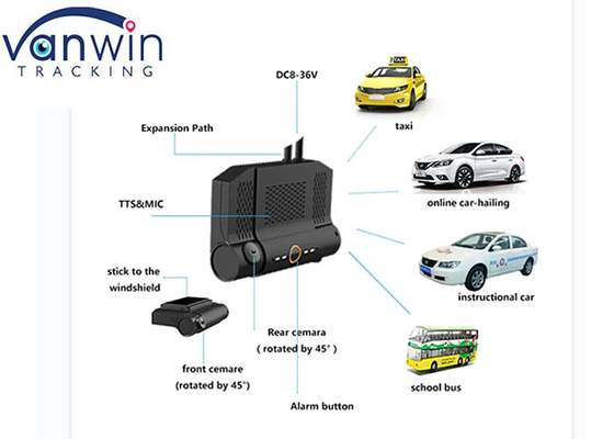 4G wifi 1080p TF κάρτα dash camcorder με GPS 2ch ahd mdvr κάμερα 1080p για οχήματα